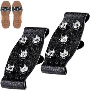 Generic Rondelle di ghiaccio - 2 Pezzi Stelle a 5 Denti - Borchie per Ciaspole - Per Donne, All'aperto, Inverno, Escursionismo, Arrampicata, , Alpinismo, Campeggio,