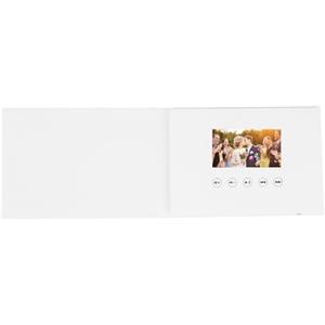 Alomejor Brochure Video Ad Alta Definizione per Natale, Matrimonio, Fai da Te, Design Elegante con Memoria da 4 GB, pubblicità Aziendale o Promozioni di Prodotti (Batteria agli ioni di litio da 4,3