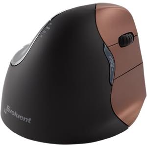 Evoluent Vm4S Piccolo Mouse Destro Evoluent 4 6 Brancolare/Rotella di Scorrimento/Cavo, 2400 dpi