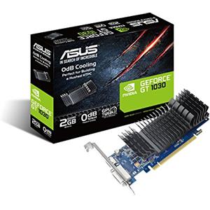 ASUS GeForce GT 1030 2 GB GDDR5, Scheda Video Gaming e Multimediale per HTPC Compatti e Build Low Profile Passive, Incluso Bracket Aggiuntivo I/O
