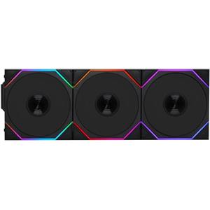Lian Li UNI FAN TL Ventilatore per PC Wireless 120mm RGB - Confezione da 3 ventole per PC da gioco Nero | Ventole PWM - 26 LED ARGB - Fino a 2.600 RPM - Daisy Chain - Flusso d'aria elevato