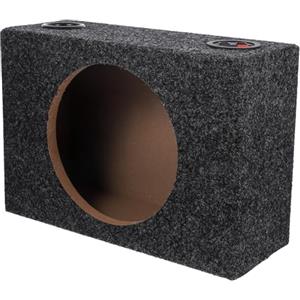 FUNOMOCYA Box Per Subwoofer Sigillato Moquette Da 8 Pollici, Cassa Singola Subwoofer Auto, Sub Box Compatto Per Aggiornamento Impianti Audio Fai-da-te