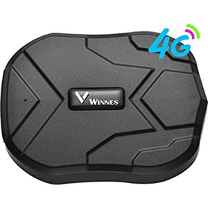 Winnes 4G GPS Auto Localizzatore GPS per auto Tracker con Potente Magnetico Lungo tempo di standby Tracciamento Veicolo Track in tempo reale impermeabile Anti-perso con APP Gratuita