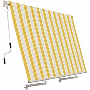 SAN GIORGI Sangiorgio, TENDA DA SOLE A CADUTA cm.300 x H.250 - giallo/bianco