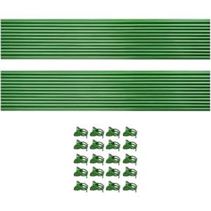 Generico Sostegni per Piante - per Piante da Giardino con Morsetti - Fiori Bastoni Regolabili, Clip Riutilizzabili Per Balcone Serra Cortile Paesaggistica