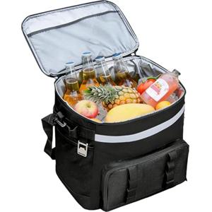 Generico Frigo con Ruote | con Ruote e Manico Scatola Grande - 35L Cassetta Termica da Campeggio | Per Viaggi Outdoor, Spiaggia, Spesa, Giardino, Feste