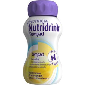 Nutricia Nutridrink Compact Vaniglia - Supplemento Nutrizione Completo e Ipercalorico, 4x125 ml