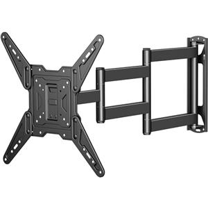 XINLEI Supporto TV a Parete con Braccio Estensibile 748 mm, Supporto Muro Regolabile per TV Piane e Curve 23-65 Pollici, Carico Massimo 45 kg, Standard VESA 400 x 400 mm, MAP3M