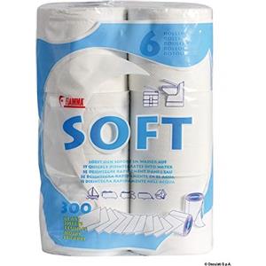 OSCULATI Confezione 6 rotoli carta igienica idrosolubile