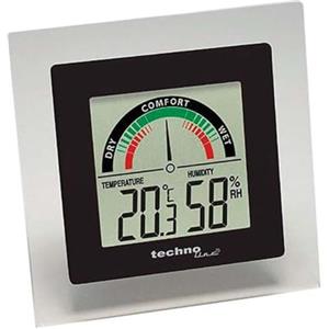 techno line WS 9415 Stazione Meteo, Nero/Trasparente