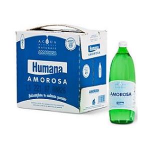 Humana Acqua Amorosa 1000ml - Acqua minerale naturale leggera e pura, ideale per neonati e mamme