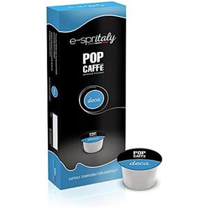 POP CAFFE' 100 CAPSULE POP CAFFE' E-SPRITALY COMPATIBILI CAFFITALY MISCELA 4 DECAFFEINATO