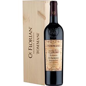 Tommasi Ca Florian Amarone della Valpolicella Classico Riserva DOCG, Vino Rosso Amarone, Vino Pregiato, 1 Bottiglia 0,75 litri in Astuccio di Legno