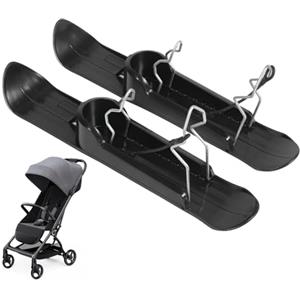 Generico 1 Paio Sci Passeggino Neve, Sci Per Il Monopattino, Slitta Pattini Neve Monopattino Snow Scooter, Set Di Pattini Da Neves - Fissaggio Tavola Da Slitta Invernale, Per Bici Senza Pedali, Escursionisti