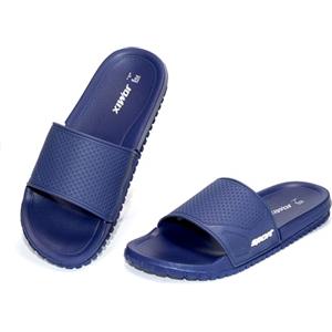 JOMIX Ciabatte Mare Uomo Estate in Gomma Antiscivolo Infradito da Spiaggia Leggeri e Comodi per Doccia e Piscina Asciugatura Rapida MES260120 (Navy,44)