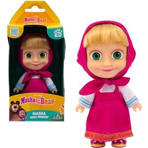 Giochi Preziosi Masha e Orso - Bambola da Collezione 12 cm Assortita per Bambini dai 3 Anni
