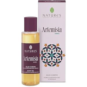 Nature's Artemisia Fiorita Olio Corpo e Capelli 100 ml - Idratante e Vellutato con Olio di Mandorle e Marula