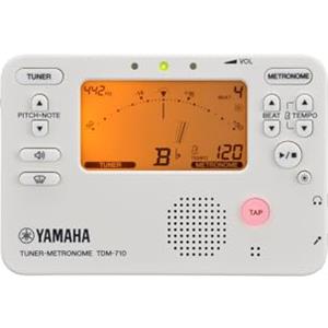Yamaha TDM-710IV, sintonizzatore metronomo avorio TDM-710IV, sintonizzatore e metronomo possono essere utilizzati contemporaneamente, perfetto per la pratica quotidiana, funzione Soundback