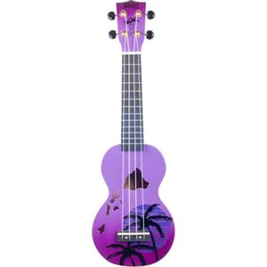 Mahalo Ukuleles Mahalo Designer Series Ukulele, mano destra, viola scoppio, soprano (MD1HA ppb)