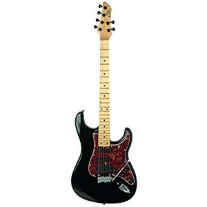 EKO music Aire Lite Electric guitar Stratocaster 6strings Black, Red - Guitars (6 strings)