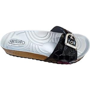 Gelattto Ciabatte Gelatto Woodstock Pixel, woodstock pixel, ciabatte Gelato (nero, Sistema Taglie Calzature EU, Adulto, Donna, Numero (range), Larga, 37, 38)