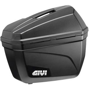 GIVI E22 Coppia Valigie Laterali Nere da 22 Litri con Sistema Monokey