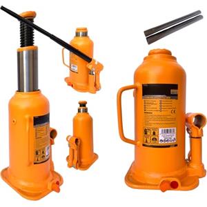 TANIASHOP Crick Cric Idraulico per auto a bottiglia Sollevatore Martinetto 16 Tonnellate per Auto Furgoni Roulotte 16 TON