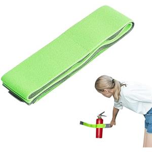 Generic Cintura di fissaggio per estintore, cinghia per estintore, cintura di supporto di fissaggio estintore auto regolabile, 40 cm/60 cm - cinghie di ancoraggio per auto, nastro di fissaggio estintore,