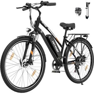 HITWAY Bici Elettrica 28 da Trekking, Batteria 36V 468Wh, Autonomia 50-100km, Motore 250W, Cambio 7 Marce, Pedelec Citybike per Adulti Uomo/Donna