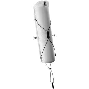 Gralara Borsa Porta Bastoncini da Trekking Leggera Pieghevole Poliestere Sacca Porta Bastoni Impermeabile con Chiusura Coulisse Custodia Multifunzione Hiking, Bianco