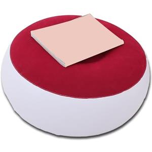 LXJLXD Sgabello gonfiabile leggero con tessuto ergonomico floccato per esterni portatile divano da campeggio per attività silenziose multiuso poggiapiedi da campeggio