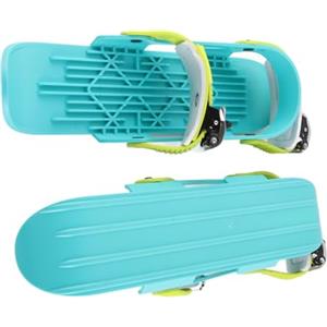 Naroote Mini Pattini da Sci Portatili Durevoli per Bambini e Adulti Piste da Discesa Sport Invernali (COLORFUL)