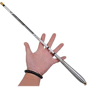 NGHSDO Mini Canna da Pesca Fissa in Fibra di Carbonio - Telescopica Ultra Corta e Leggera per Acqua Dolce
