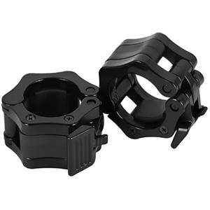 DONATIF Ferma Dischi per Bilanciere 25 mm, Fermadischi a Collare Safe Lock per Dischi Palestra Coppia di Blocca Dischi 25 mm, Ferma Pesi per Bilanciere