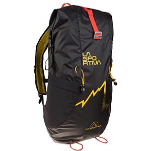 LA SPORTIVA Alpine Backpack, zaino alpino ultraleggero, in nylon, rinforzato, 30 l, misura 30 l, colore nero, giallo