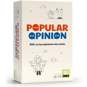 Yas Games - Popular Opinion: Gioco di società in Italiano per 4-12 Giocatori, dai 16 anni in su