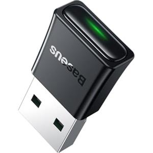 Baseus BA07 - Adattatore USB, ricevitore Bluetooth 5.3 e trasmettitore, per computer, 5 dispositivi, nero