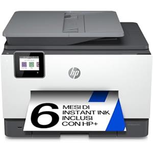 HP OfficeJet Pro 9135e 404M6B, Stampante Multifunzione a Getto d'Inchiostro A4 a Colori, Fronte e Retro Automatico, 25 ppm, Wi-Fi, 3 Mesi di Inchiostro Instant Ink Inclusi, Grigia