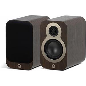 Q Acoustics 3010C - Diffusore da Libreria Compatto a Due Vie in Noce con Garanzia Ufficiale