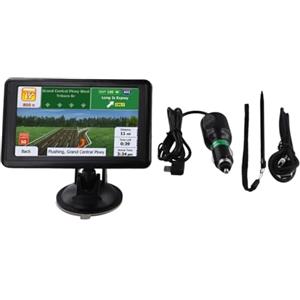 babominimer Navigatore GPS touch screen da 12,7 cm, navigatore satellitare per auto con mappa del Regno Unito, navigazione GPS per auto, camion, con guida vocale e autovelox allarmante
