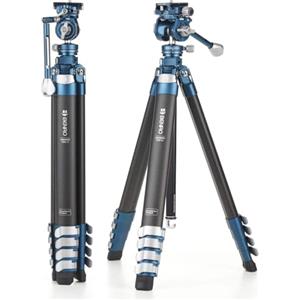 Benro CyanBird Treppiede in fibra di carbonio a 5 sezioni w/FS20PRO 2 in 1 testa (TCBC15FS20PROC)
