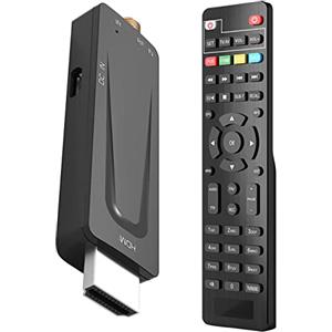 ANFEL DVB-T2 Mini Decoder, Digitale Terrestre, 1080P H265 HEVC, HD Collegamento HDMI E USB Funzione PLAY, Invisibile Nano, Tv Stick Ricevitore, Telecomando 2in1 Infrarossi, Guida Supporto Italiano