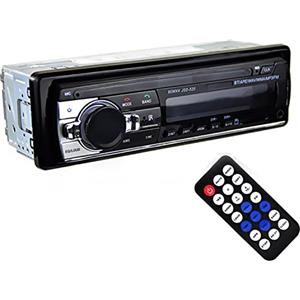 VIGORTHERIVE Autoradio Bluetooth, Autoradio 1 DIN Microfono integrato Supporto vivavoce Lettore MP3 USB/SD/AUX IN con riproduzione musicale/Ricarica con telecomando