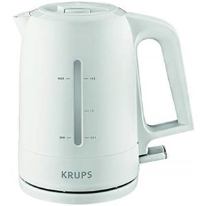 KRUPS BW2441 Bollitore Elettrico 1.6 Litri, 2400 Watt, Bianco