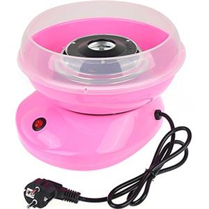 HUOLE Macchina per Zucchero Filato Elettrico Professionale Preparazione Cotton Candy Maker Cotton Candy Machine Sweet Party per Bambino in Casa,rosa