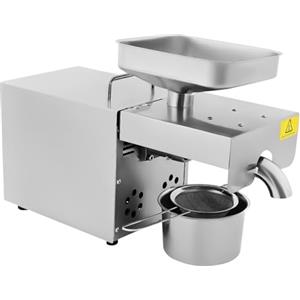 OUKANING 1500W In Acciaio Inox Automatico Freddo e Caldo Olio Pressa Macchina Frantoio Olio Estrazione Epeller Elettrico Estrattore Mais Cocco Arachidi Semi di Girasole