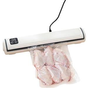 Quorvex Sigillatore Termico | Aspirazione Potente Da 80kpa Strumento Sottovuoto - Sigillatrice Sottovuoto Per Alimenti | Per Conservazione Di Carne Frutta Verdura Noci Pane E Snack