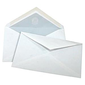 Blasetti Buste Bianche Campidoglio 100 g/m2 - 18 x 24 cm - Confezione da 500 pezzi - Lembo Gommato