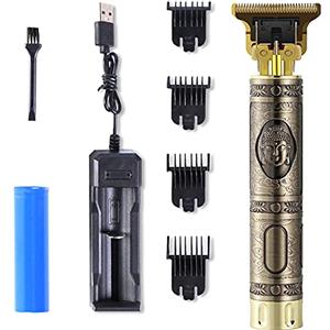 Kavolet Tagliacapelli Elettrico, Tagliacapelli per Uomo, T9 Rasoio Professionale, Hair Trimmer, Ricarica USB con 4 pettini per Diverse Lunghezze di Taglio, 0mm Baldheaded Strumento di Intaglio
