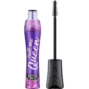essence call me Queen dramatic false lash effect mascara, nero, volumizzante, definitivo, allungante, vegano, senza particelle di microplastica, senza nanoparticelle, senza profumo, confezione da 1